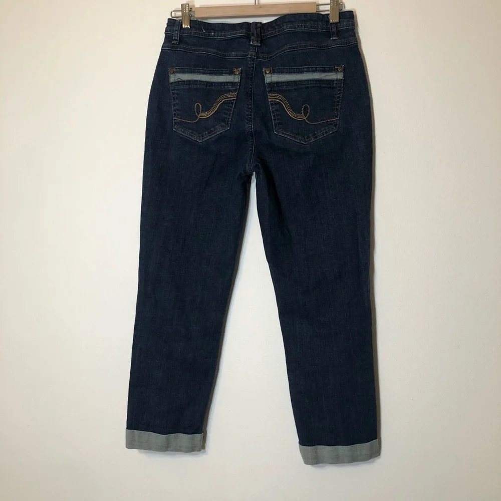 Tribal Capri Denim Jeans, 8 - Picture 6 of 7